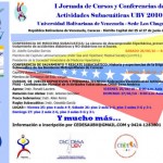 1ra Jornada de Cursos y Conferencias de Actividades Subacuáticas UBV 2010