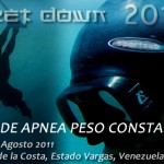 Campeonato Nacional de Apnea Peso Constante FVAS 2011 - Resultados
