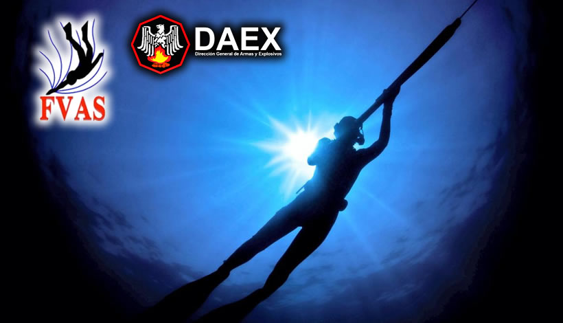 DAEX autoriza a los pescadores submarinos federados FVAS a pescar con su  porte de arpón vigente – FVAS